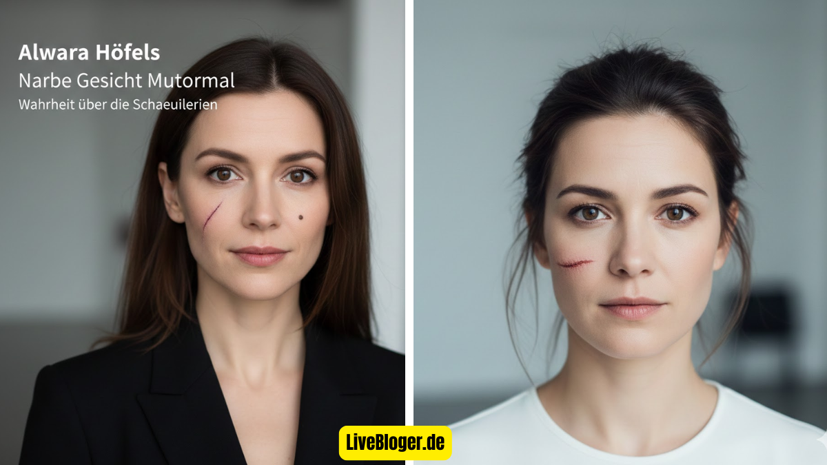 Alwara Höfels Narbe Gesicht Muttermal Wahrheit über die Schauspielerin
