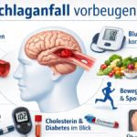 Schlaganfall vorbeugen mit gesunder Ernährung Bewegung Stress vermeiden effektiv